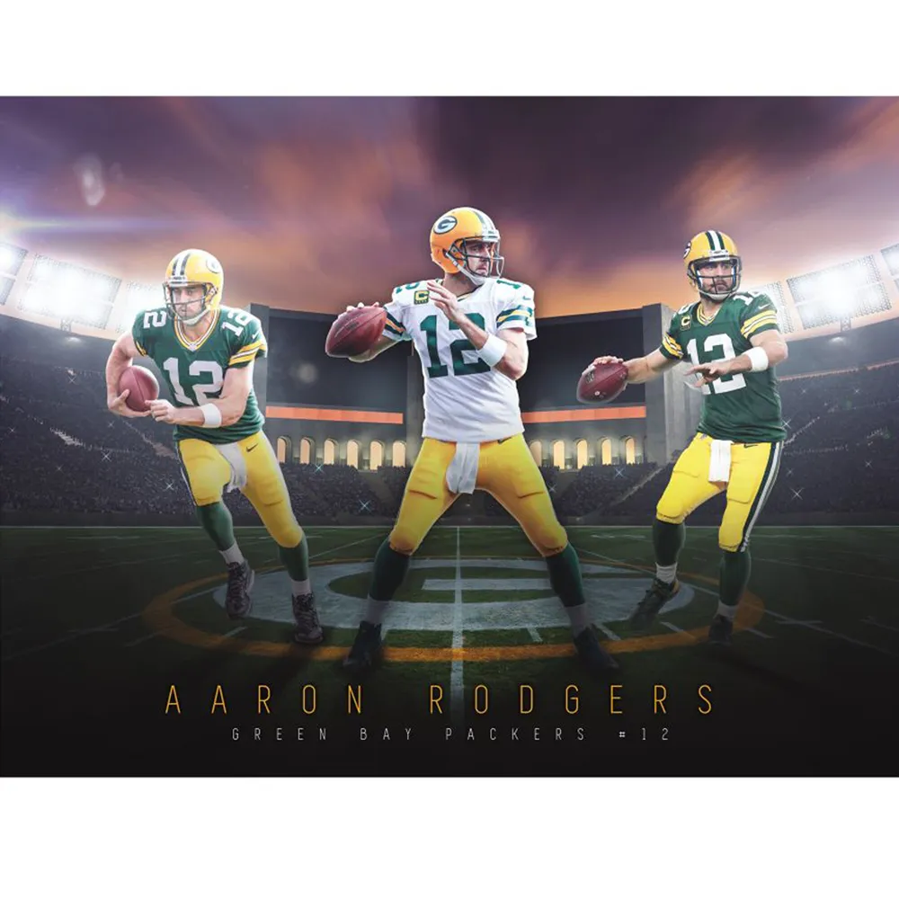 Fathead Aaron Rodgers Green Bay Packers Mini Stand Out