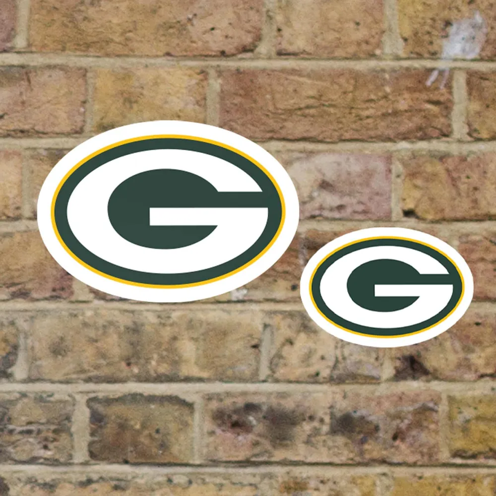 Lids Green Bay Packers Fathead 5-Piece Mini Alumigraphic Outdoor