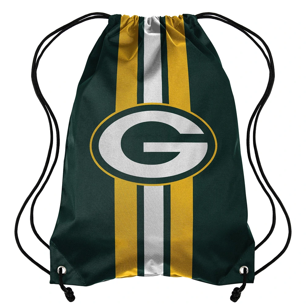 FOCO Green Bay Packers Team Stripe - Sac à dos à cordon