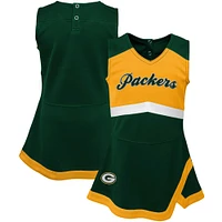 Girls Infant Green Bay Packers Cheer Captain Jumper Dress