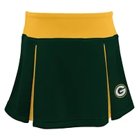 Ensemble de pom-pom girl Green Bay Packers Spirit deux pièces pour jeunes filles