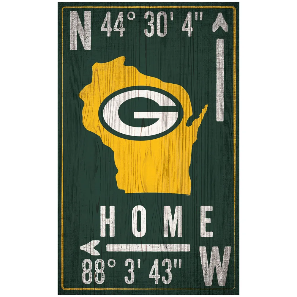 Green Bay Packers 11'' x 19'' Welcome Pride Sign