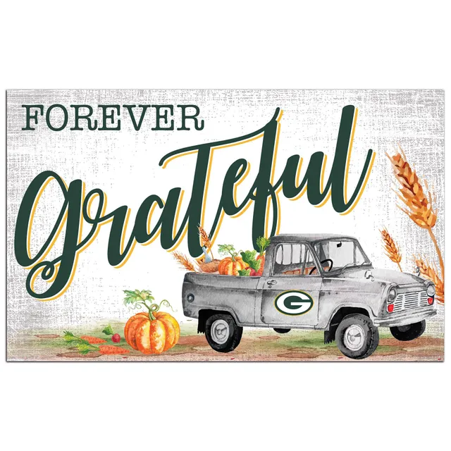 Lids Green Bay Packers 11'' x 19'' Happy Fall Y'all Sign