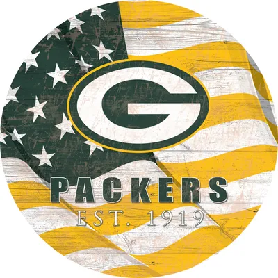 Lids Green Bay Packers 3-Plank Team Flag