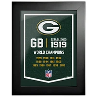 Green Bay Packers - Art encadré Empire 12 `` x 16 ''