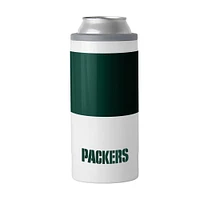 Glacière mince à blocs de couleurs de 12 oz des Packers de Green Bay