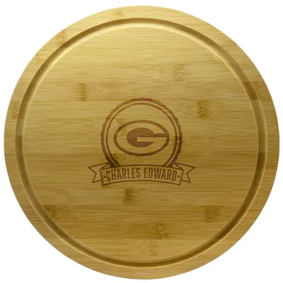 Green Bay Packers 13'' Personalized Rotating Bamboo Server
