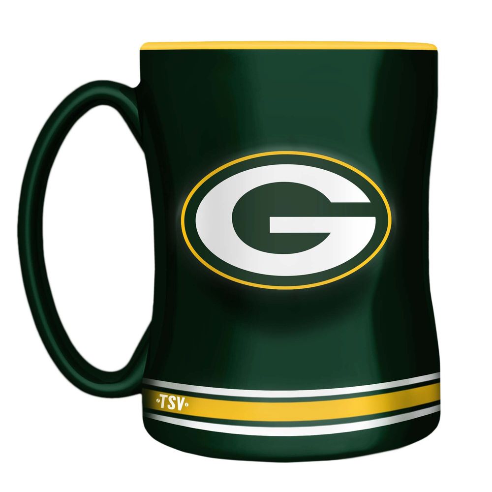 Green Bay Packers 14oz. Sculpted Mug