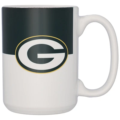 Packers de Green Bay 15 oz. Tasse à blocs de couleurs