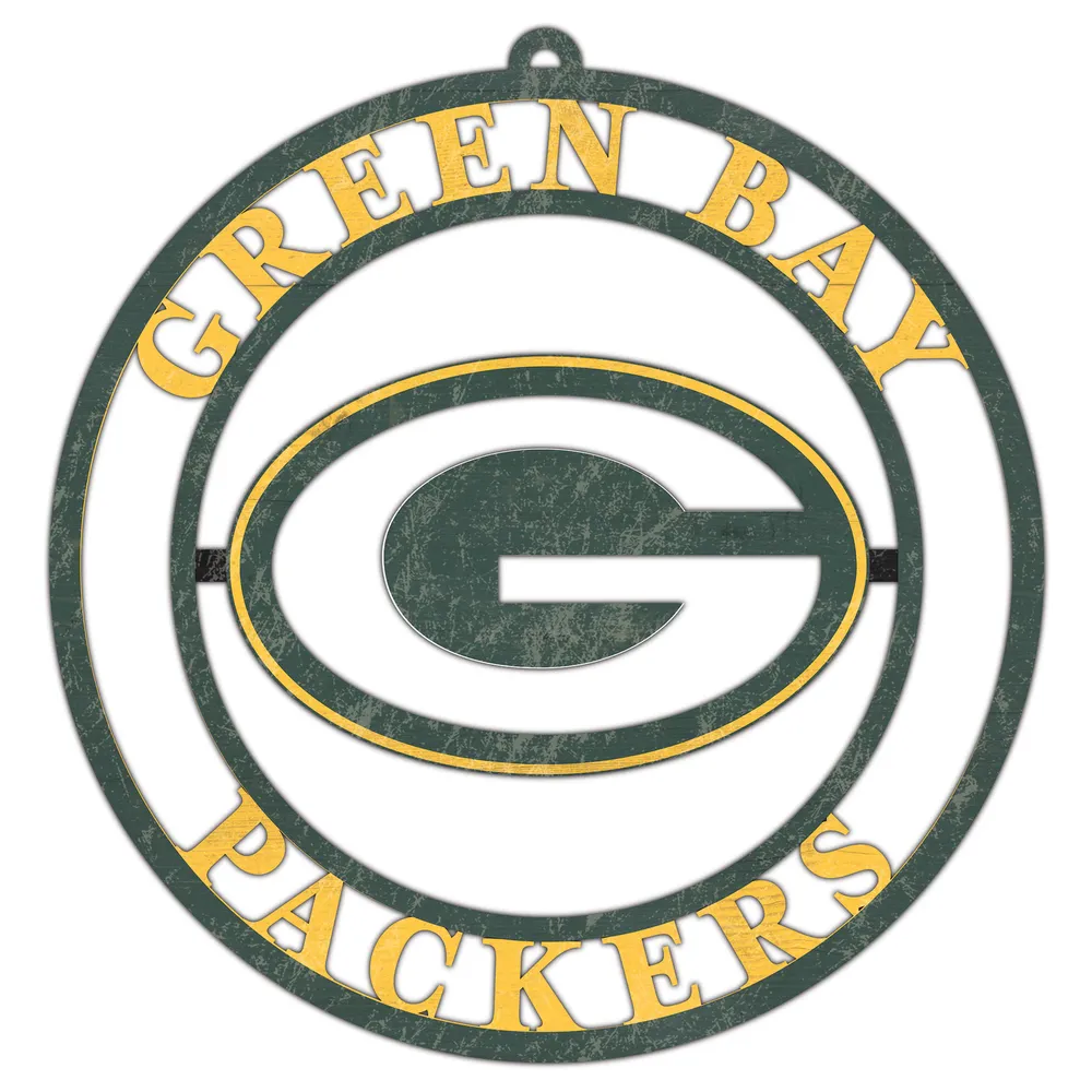 Lids Green Bay Packers 16'' Team Color Logo Cutout