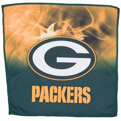 Green Bay Packers 16'' x 16'' On Fire Bowling Towel