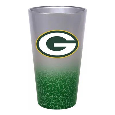 Packers de Green Bay 16 oz. Verre à bière craquelé