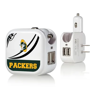 Green Bay Packers 2-in-1 Pastime Design USB Charger