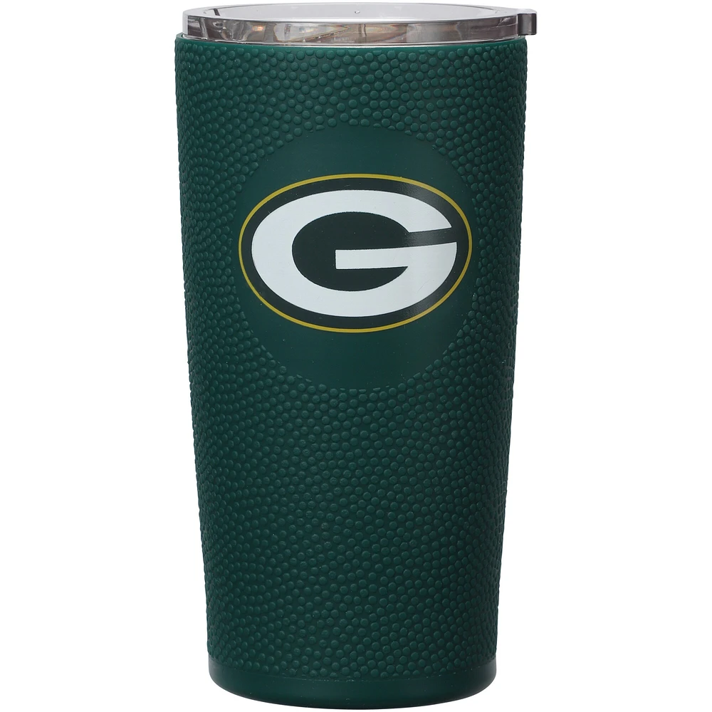 Emballeurs de Green Bay 20 oz. Acier inoxydable avec gobelet en silicone