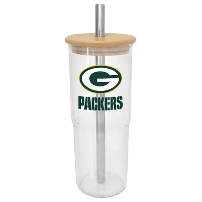 Green Bay Packers 24oz. Glass Tumbler