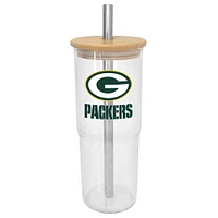 Verre à vin en verre de 24 oz des Packers de Green Bay