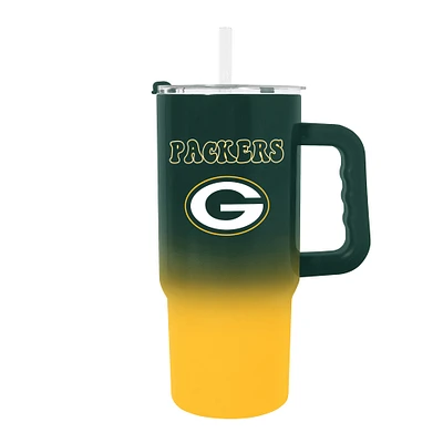 Verre à vin en acier inoxydable ombré de 24 oz des Packers de Green Bay