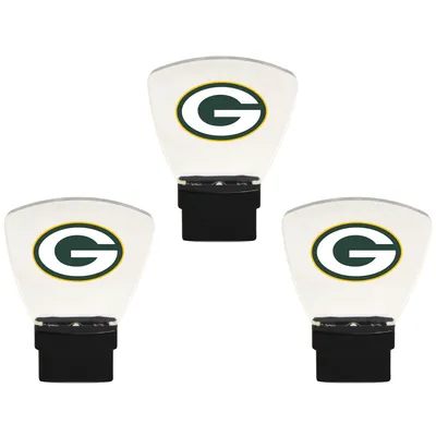 Green Bay Packers Holiday Ball Ornaments 12-Pack