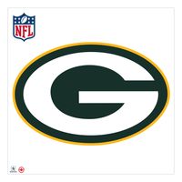 Green Bay Packers 36'' x 36'' Team Logo Repositionable Wall - Decal