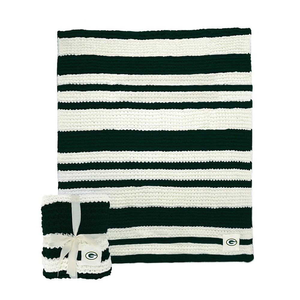 Green Bay Packers 50" x 60" Cable-Knit Throw Blanket