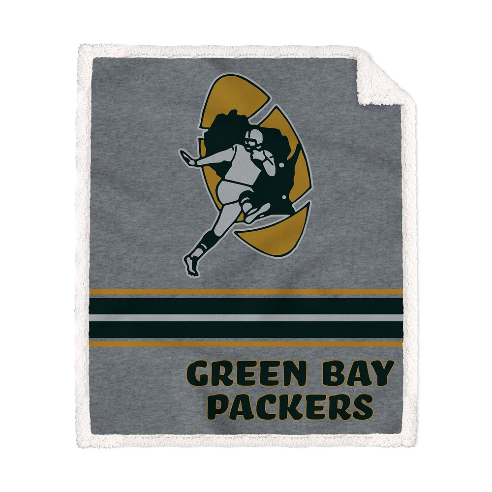 Green Bay Packers NFL Mens Sherpa Soft Zip Up Jacket