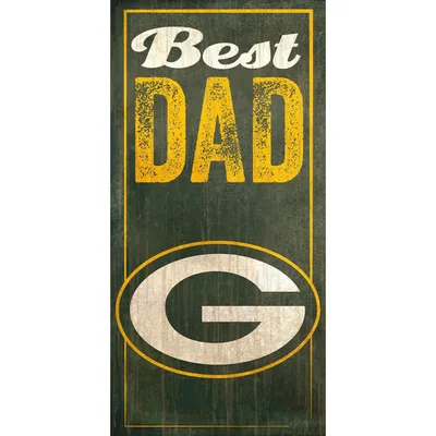 Lids Green Bay Packers 6'' x 12'' Best Dad Truck Sign & Key Chain Bundle