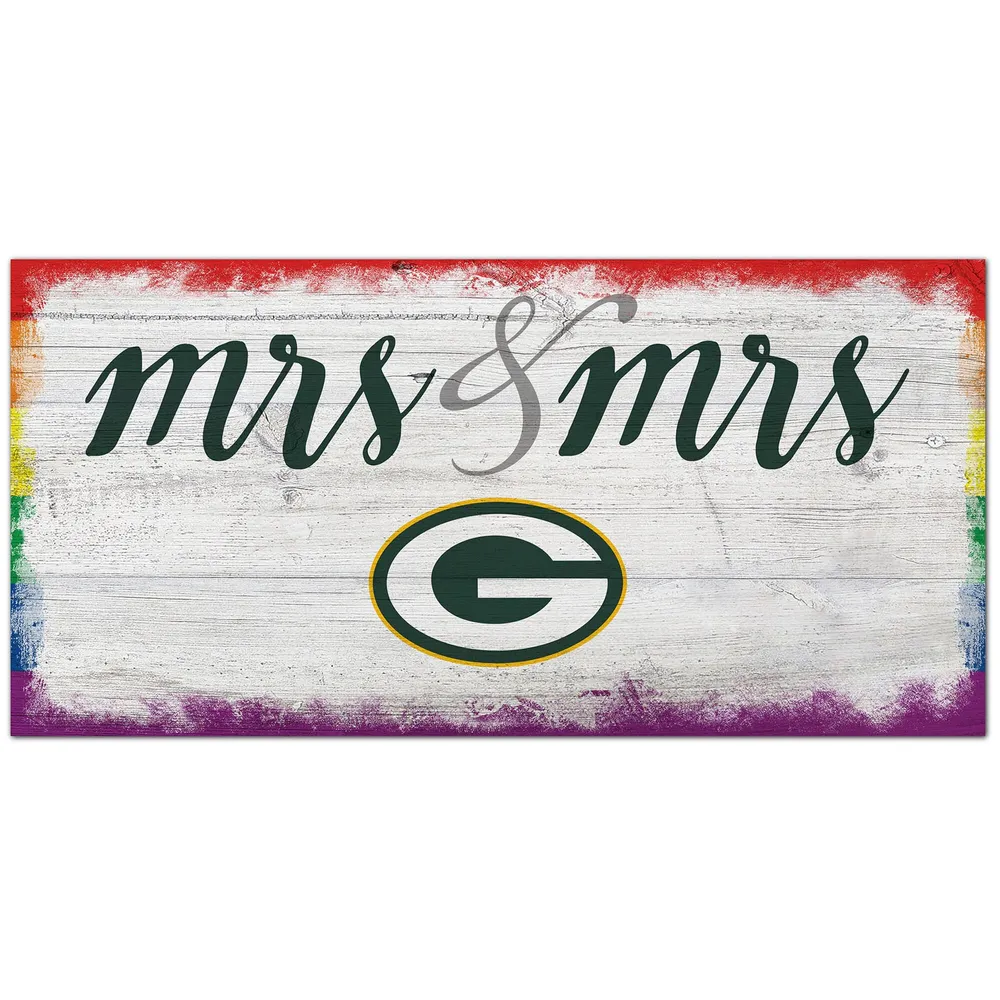 Lids Green Bay Packers 6'' x 12'' LGBTQ Love Sign