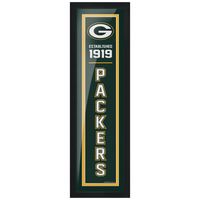 Green Bay Packers - 6'' x 22'' Established Framed Art