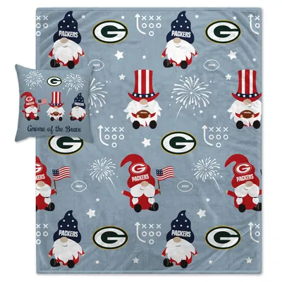 Lids Green Bay Packers 50'' x 60'' Stripe Flannel Fleece Blanket