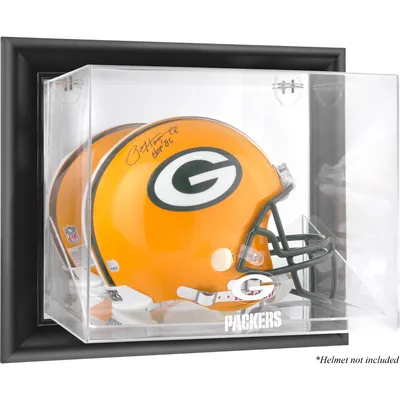 Green Bay Packers Fanatics Authentic Black Framed Wall-Mountable Helmet Display Case