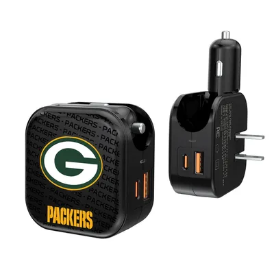 Green Bay Packers Dual Port USB Car & Home Charger