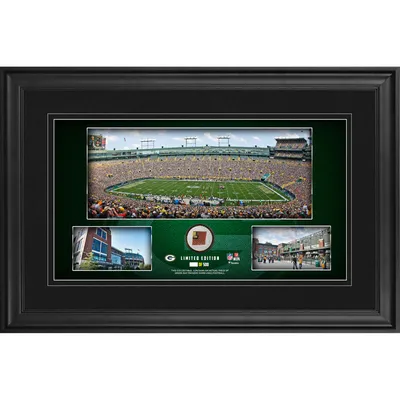 Aaron Rodgers Green Bay Packers Fanatics Authentic Framed 10'' x