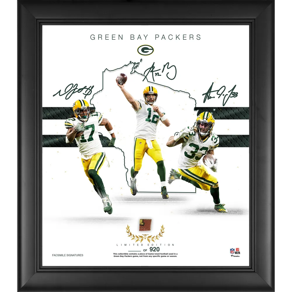 Davante Adams Green Bay Packers Autographed 8 x 10 Green