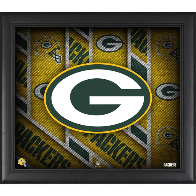 Green Bay Packers vs. Minnesota Vikings Framed 10 x 20 House Divided  Football Collage