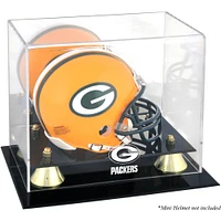 Green Bay Packers Golden Classic Mini Helmet Display Case
