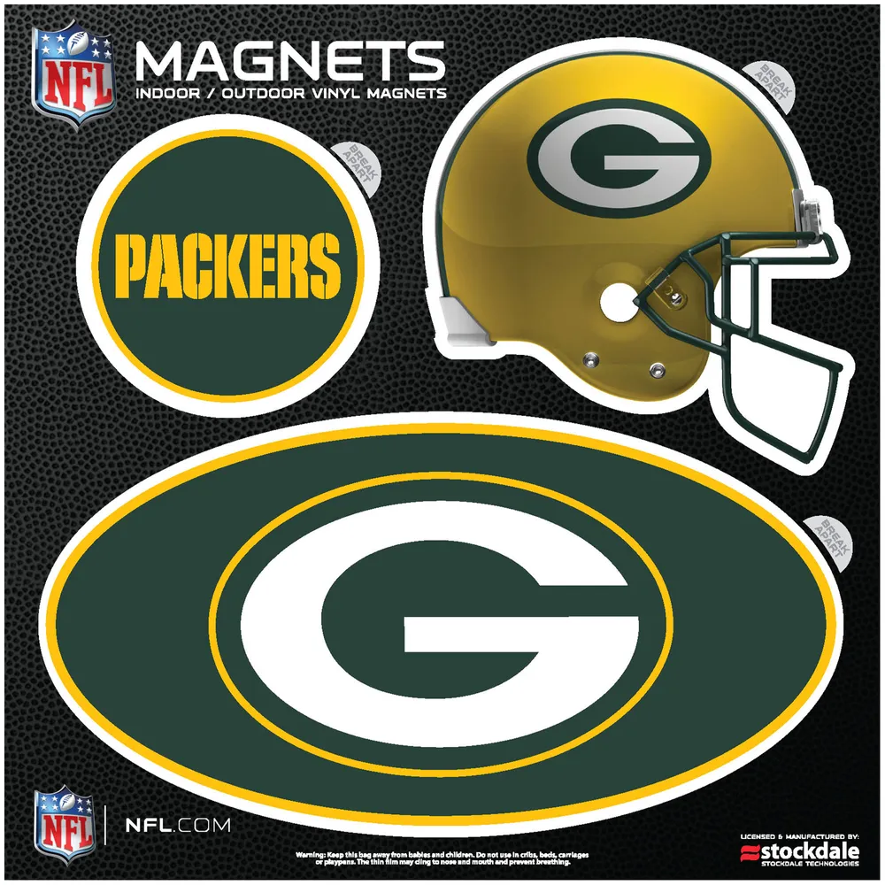 Green Bay Packers - Helmet Indoor/Outdoor Magnet by WinCraft