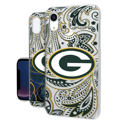 Green Bay Packers iPhone Clear Paisley Design Case