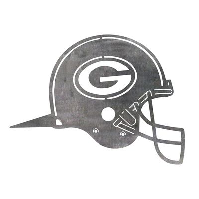 Green Bay Packers Metal Garden Art Helmet Spike