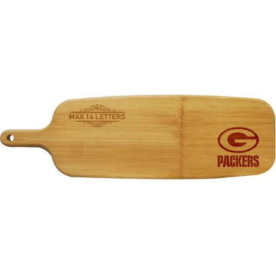 Green Bay Packers Personalized Bamboo Paddle Serving Board