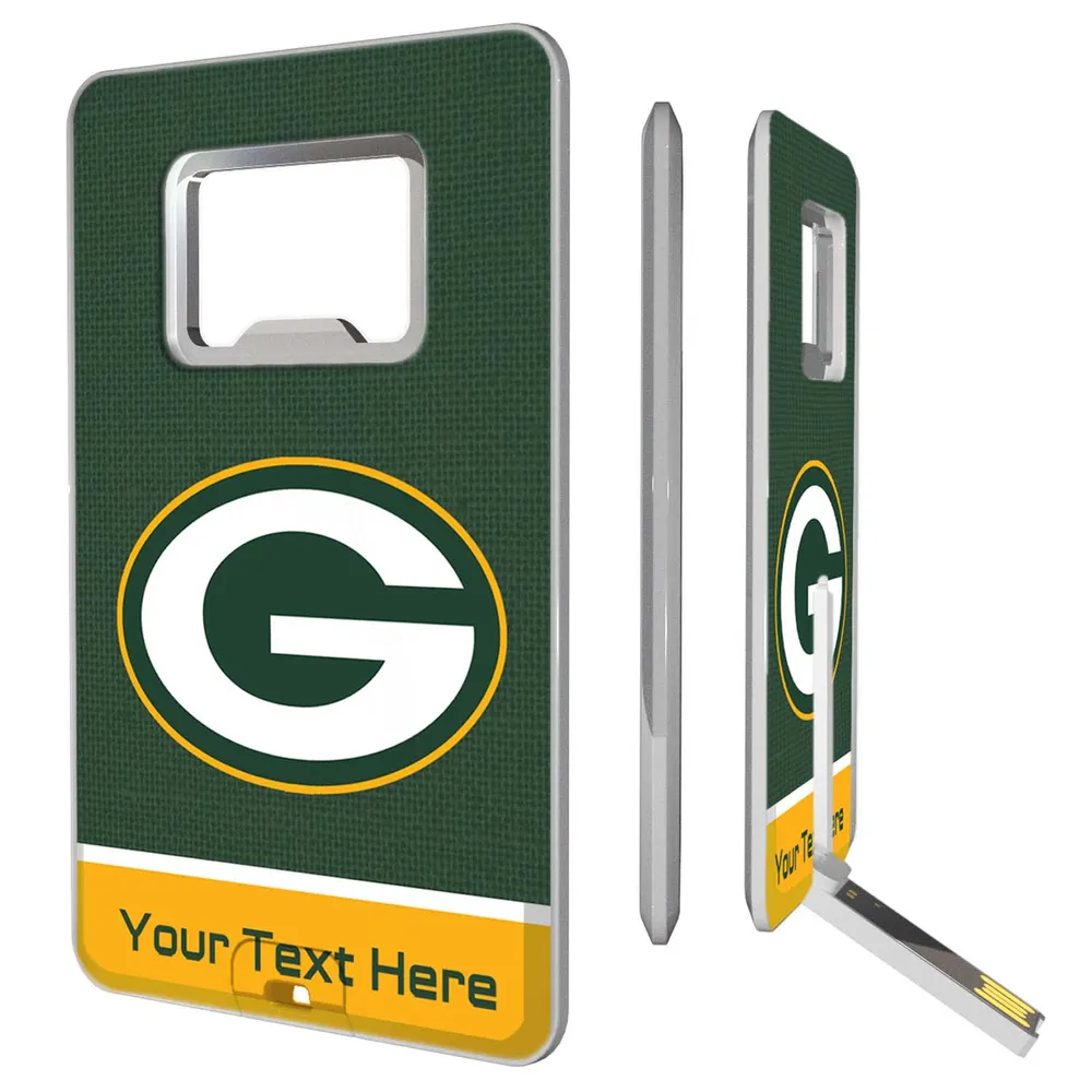 Lids Green Bay Packers Personalized Credit Card USB Drive & Bottle Opener