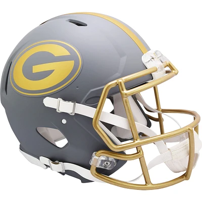 Casque authentique Riddell 2024 Slate Alternate Speed ​​des Packers de Green Bay