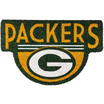 Green Bay Packers Shaped Coir Doormat