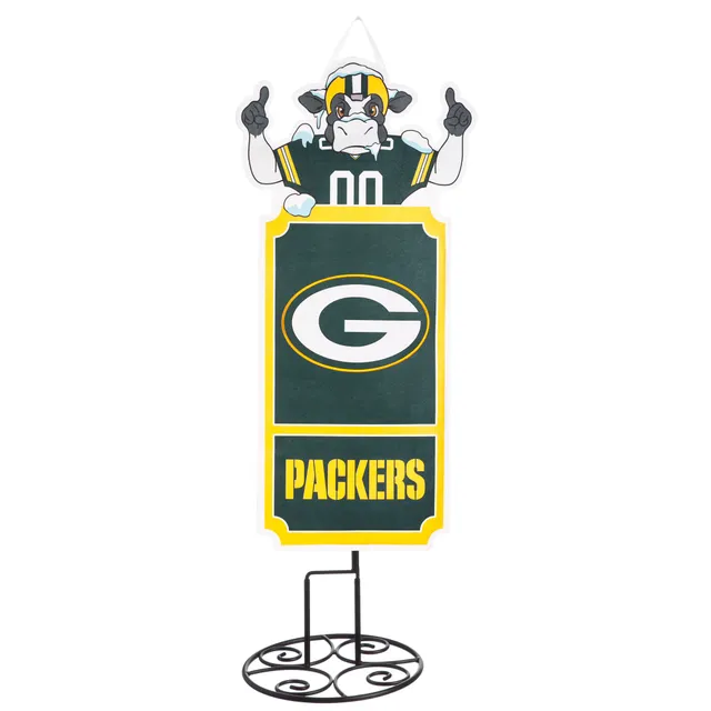 Green Bay Packers USA Flag Cutout Sign 