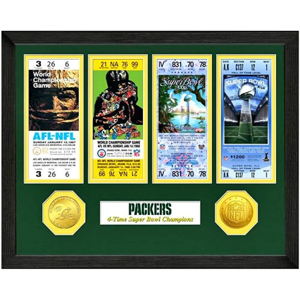 Green Bay Packers Stock Certificate Frame 