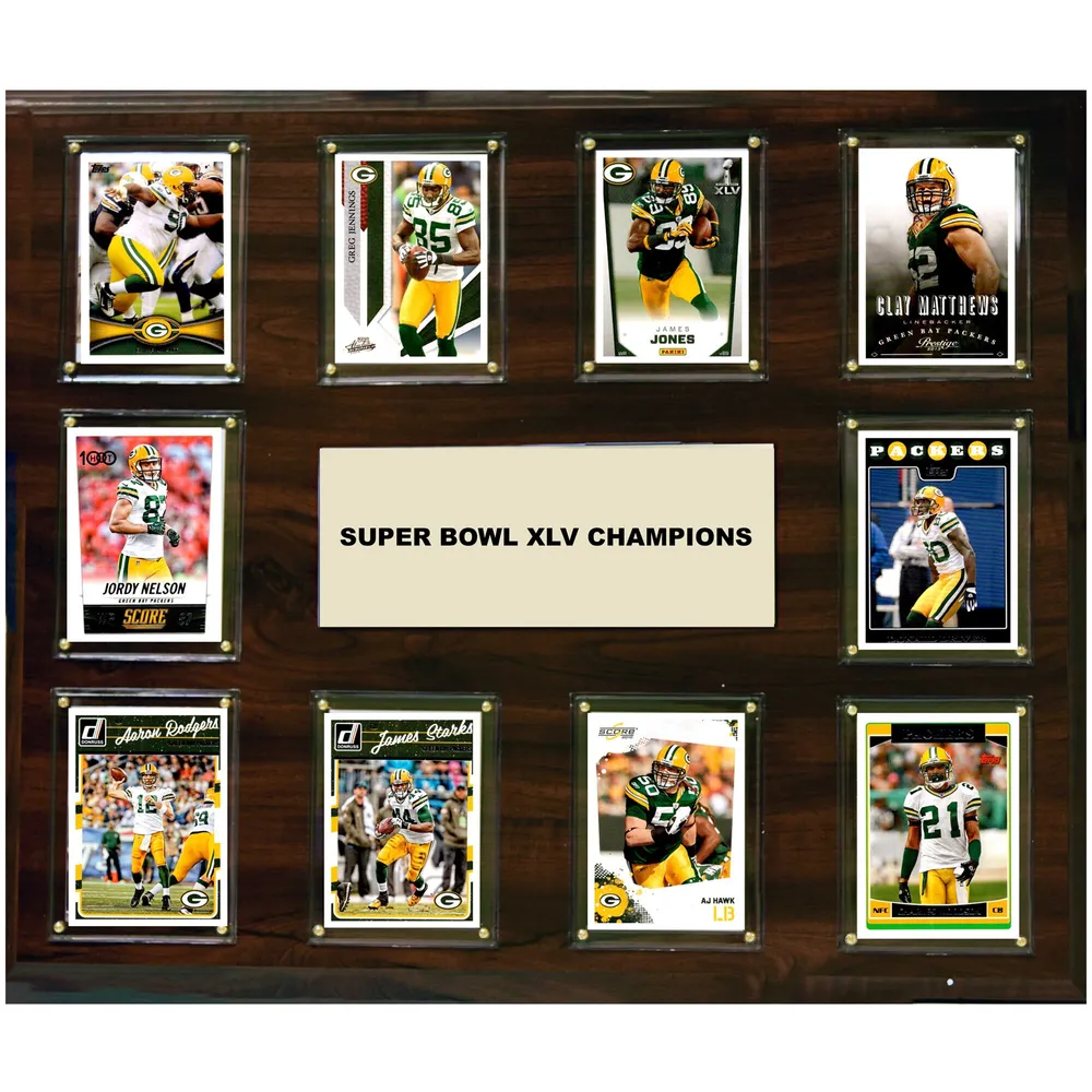 Green Bay Packers Super Bowl XLV Champions 12'' x 15'' Sublimated Plaque