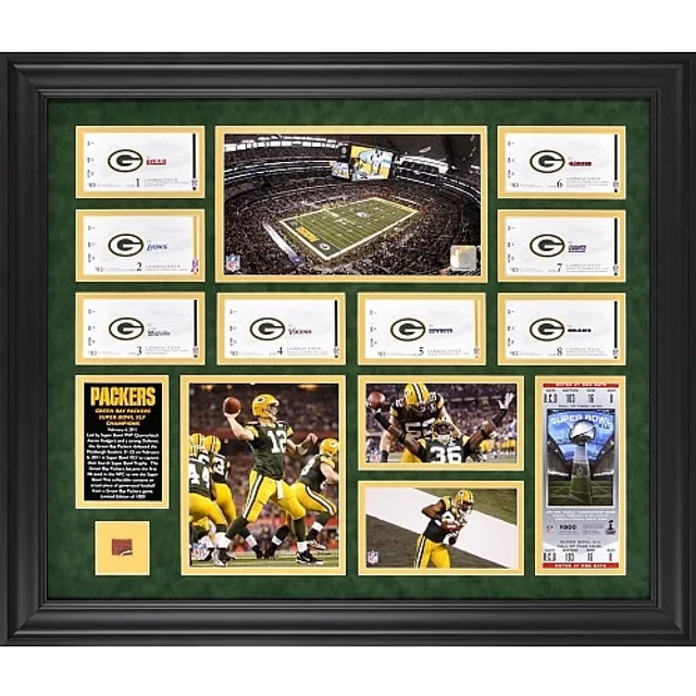 Miami Dolphins Super Bowl Ticket Collection Wall Frame