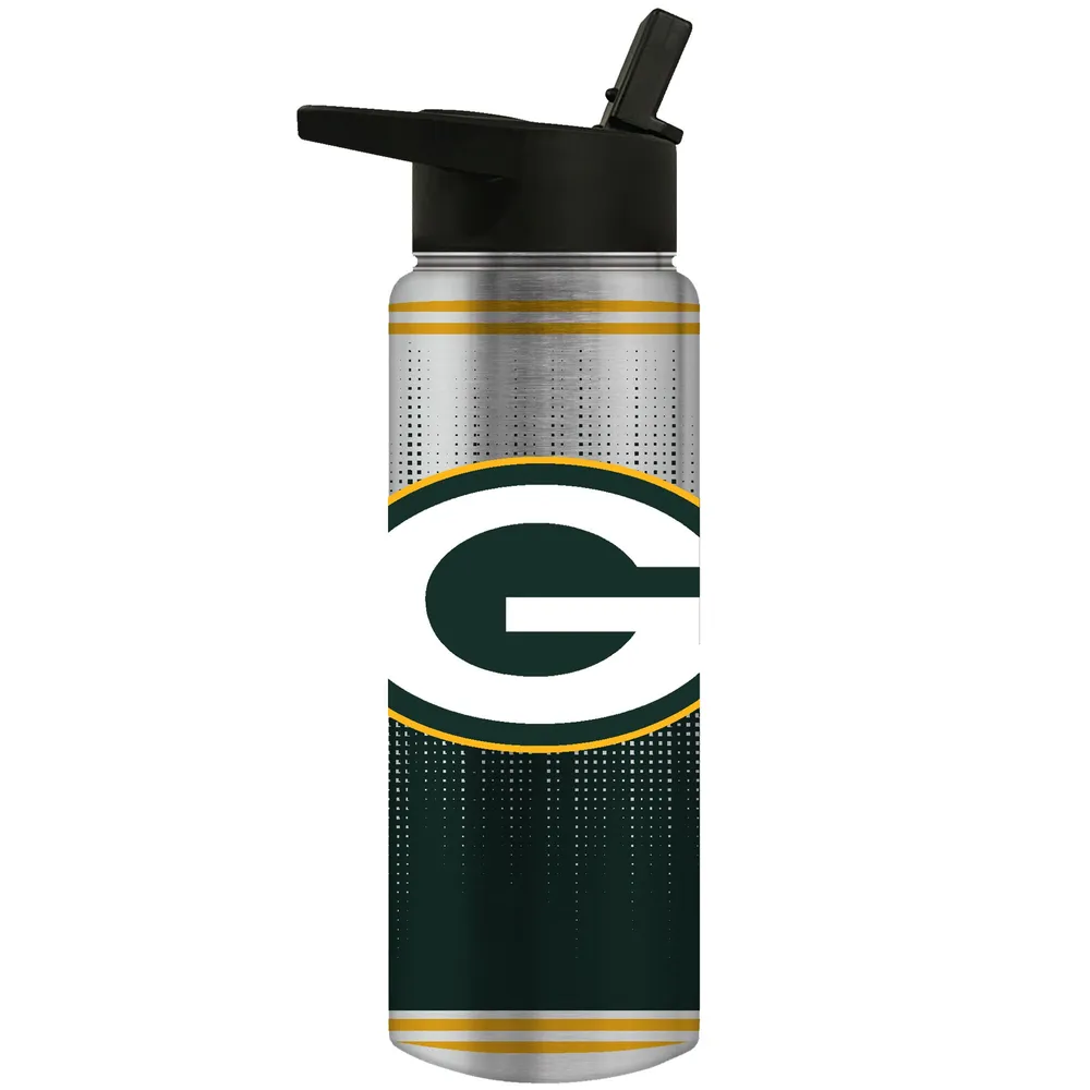 GREAT AMERICAN Green Bay Packers Stainless Steel Black Bottle/Can