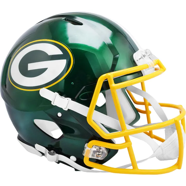 Green Bay Packers Riddell Speed Authentic Helmet – Green Gridiron