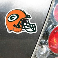 Green Bay Packers WinCraft Aimant de voiture découpé pour casque 12,7 cm