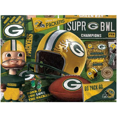 Green Bay Packers Wooden Retro Series Puzzle